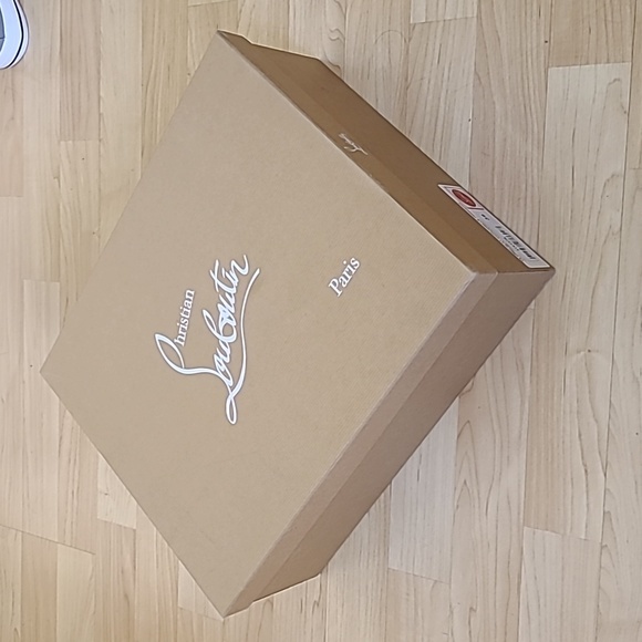 Authentic Christian Louboutin Beige Big Shoe Box  14 1/2"×11 1/2"×5" - Picture 1 of 5